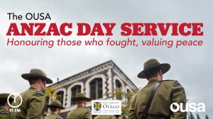 OUSA ANZAC Day Service