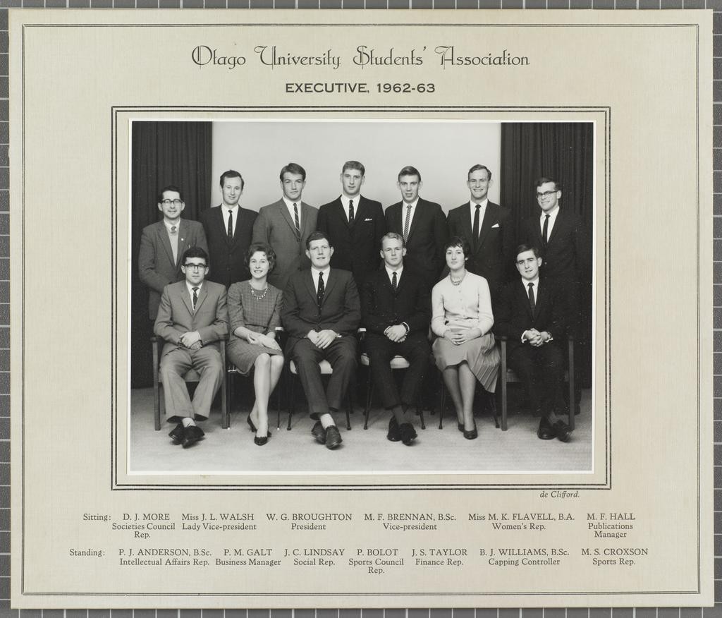 OUSA Executive 1962-1963