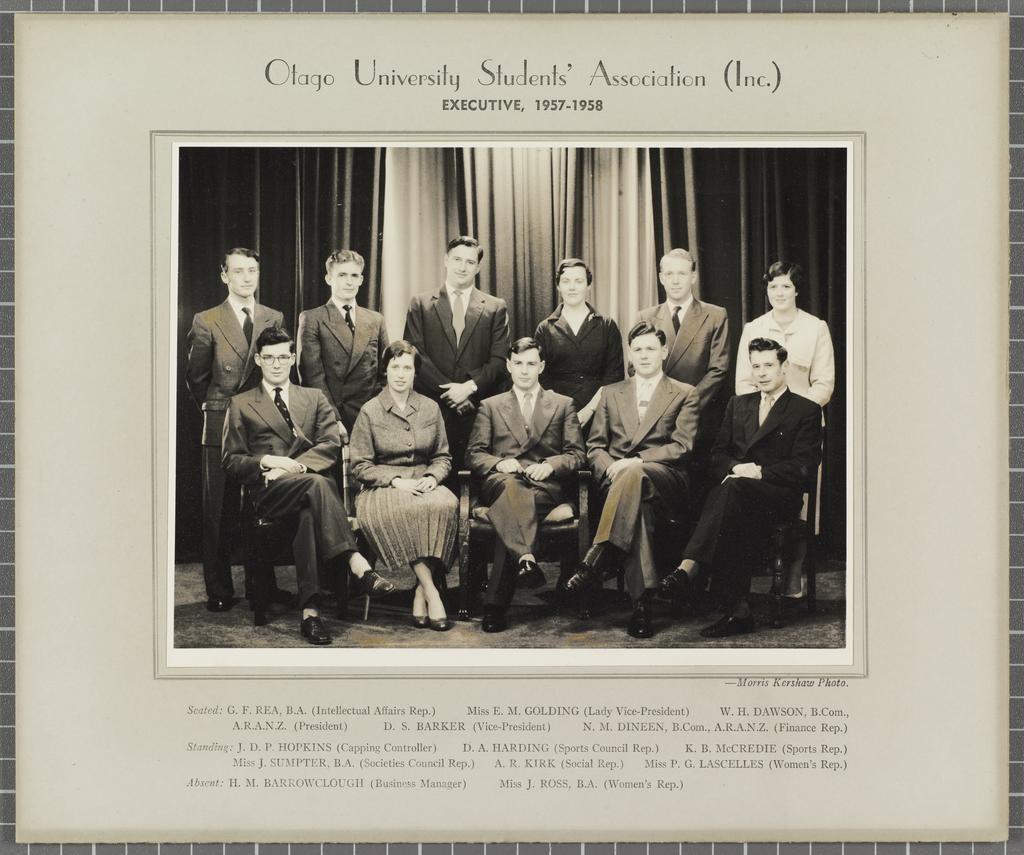OUSA Executive 1957-1958