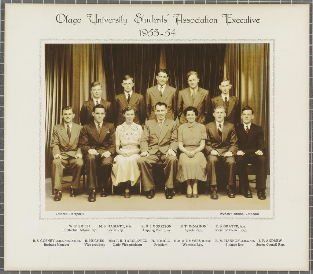 OUSA Executive 1953-1954