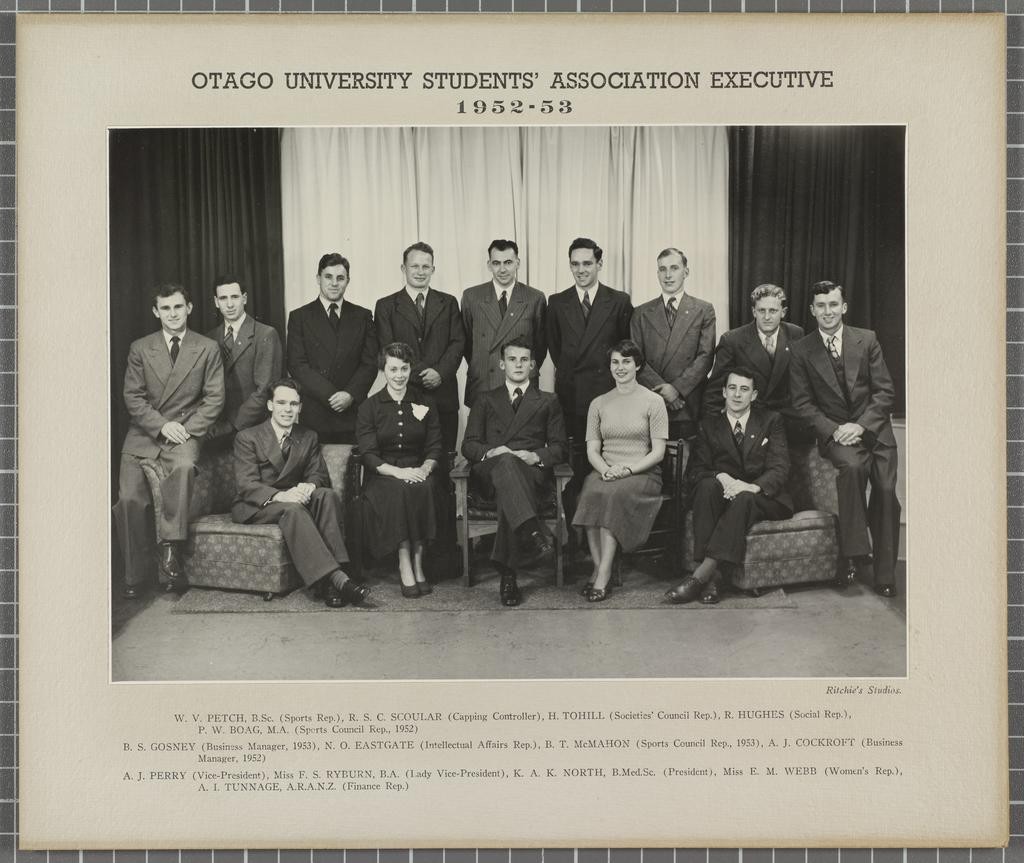 OUSA Executive 1952-1953