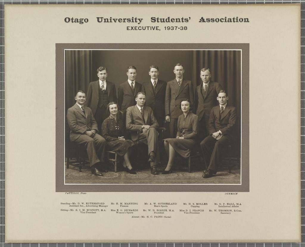 OUSA Executive 1937-1938