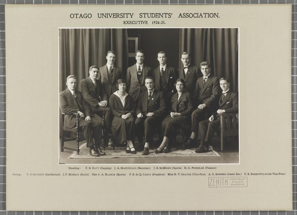 OUSA Executive 1924-1925