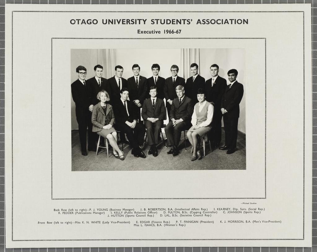 OUSA Executive 1966-1967