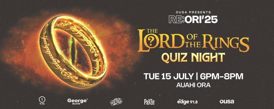 Lord of the Rings Quiz Night - Re:Ori '25