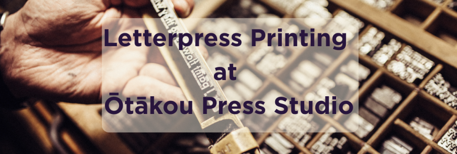 Letterpress Printing at Ōtākou Press Studio