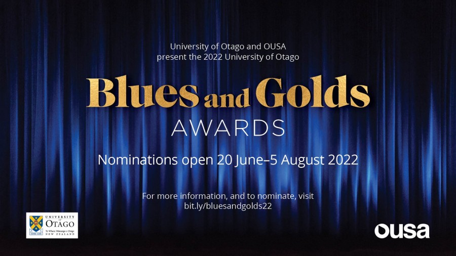 University of Otago and OUSA Blues & Golds Awards 2022